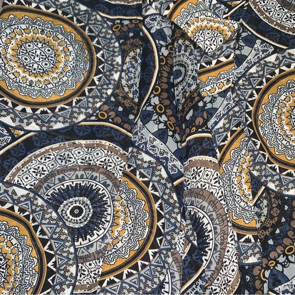 So unique! ANGL pant with attached overlay wrap skirt with tie SzSmall - Picture 12 of 12